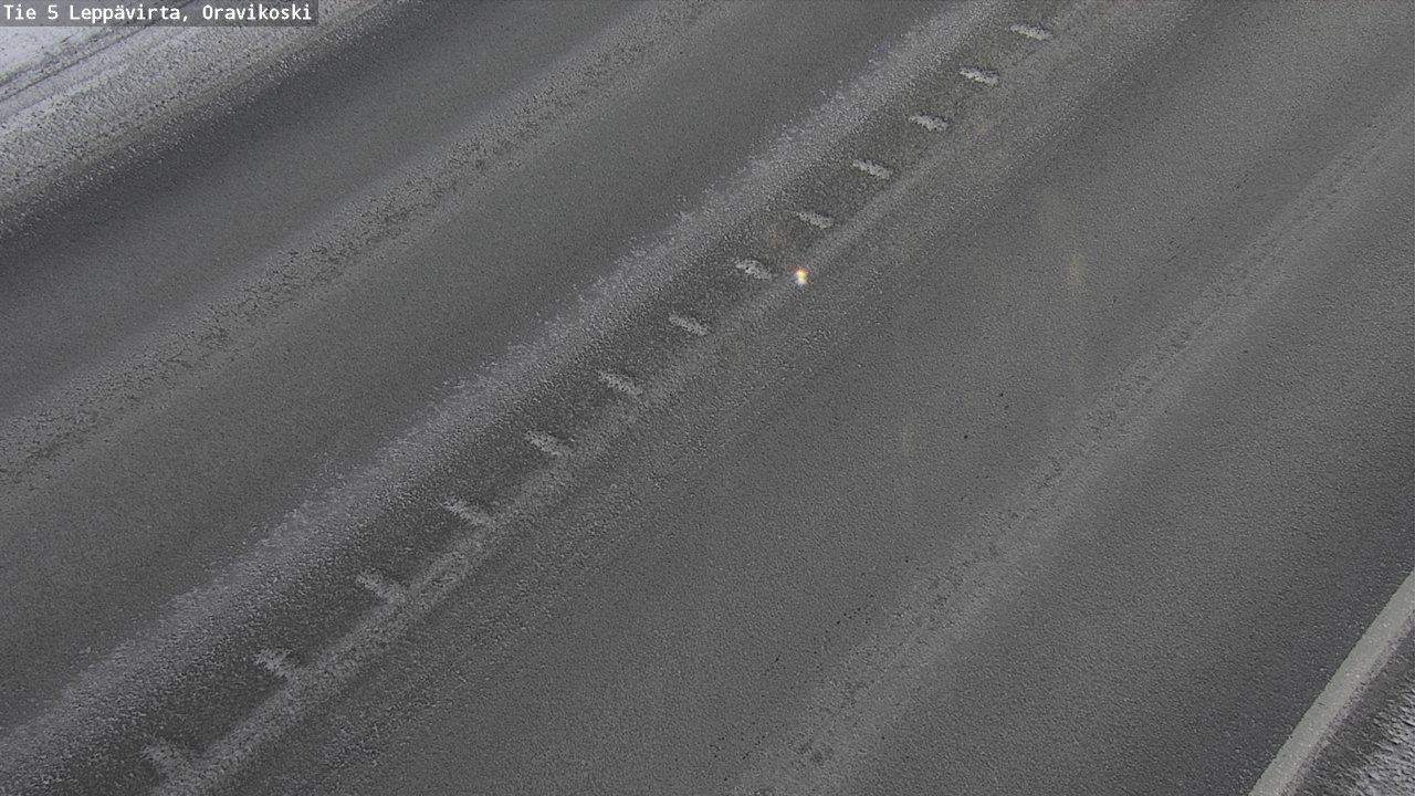 Weather Camera Image Väg 5 Leppävirta, Oravikoski, Leppävirta, Pohjois-Savo