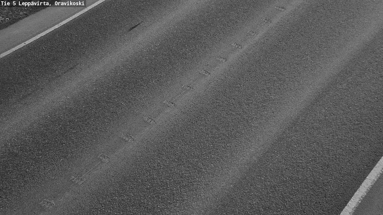 Weather Camera Image Väg 5 Leppävirta, Oravikoski, Leppävirta, Pohjois-Savo