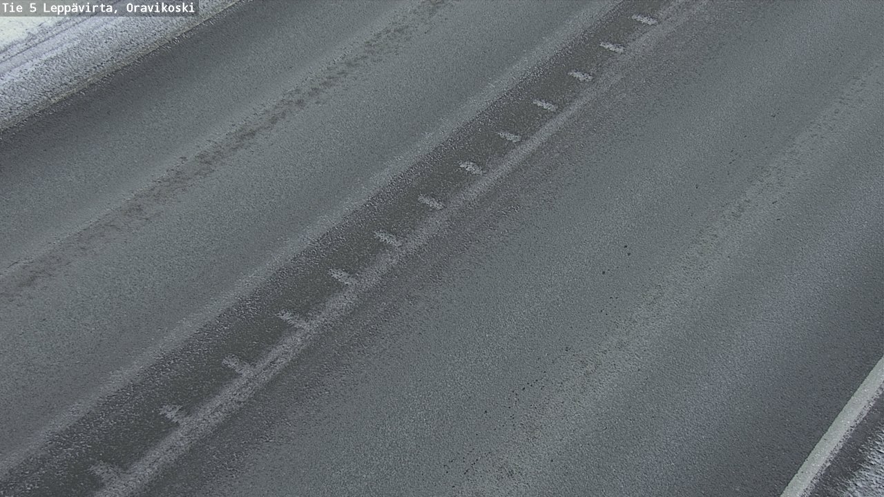 Weather Camera Image Väg 5 Leppävirta, Oravikoski, Leppävirta, Pohjois-Savo