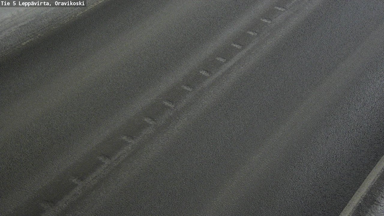 Weather Camera Image Väg 5 Leppävirta, Oravikoski, Leppävirta, Pohjois-Savo