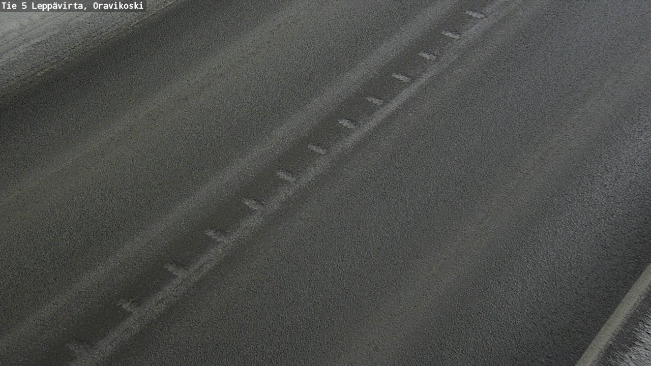 Weather Camera Image Väg 5 Leppävirta, Oravikoski, Leppävirta, Pohjois-Savo