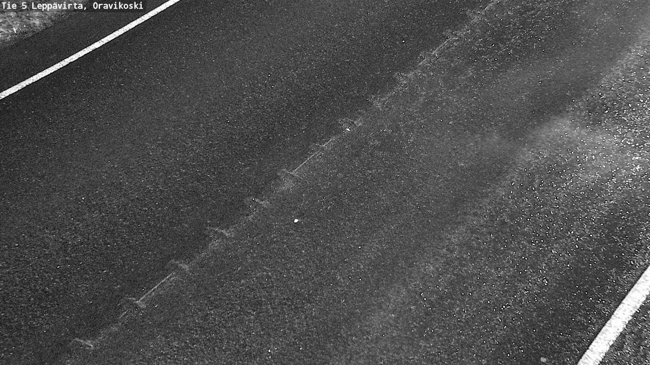Weather Camera Image Väg 5 Leppävirta, Oravikoski, Leppävirta, Pohjois-Savo