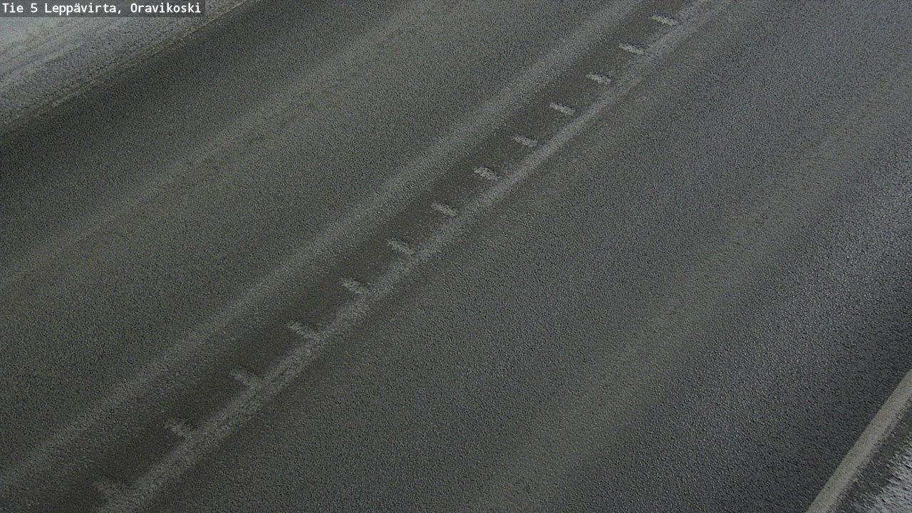 Weather Camera Image Väg 5 Leppävirta, Oravikoski, Leppävirta, Pohjois-Savo