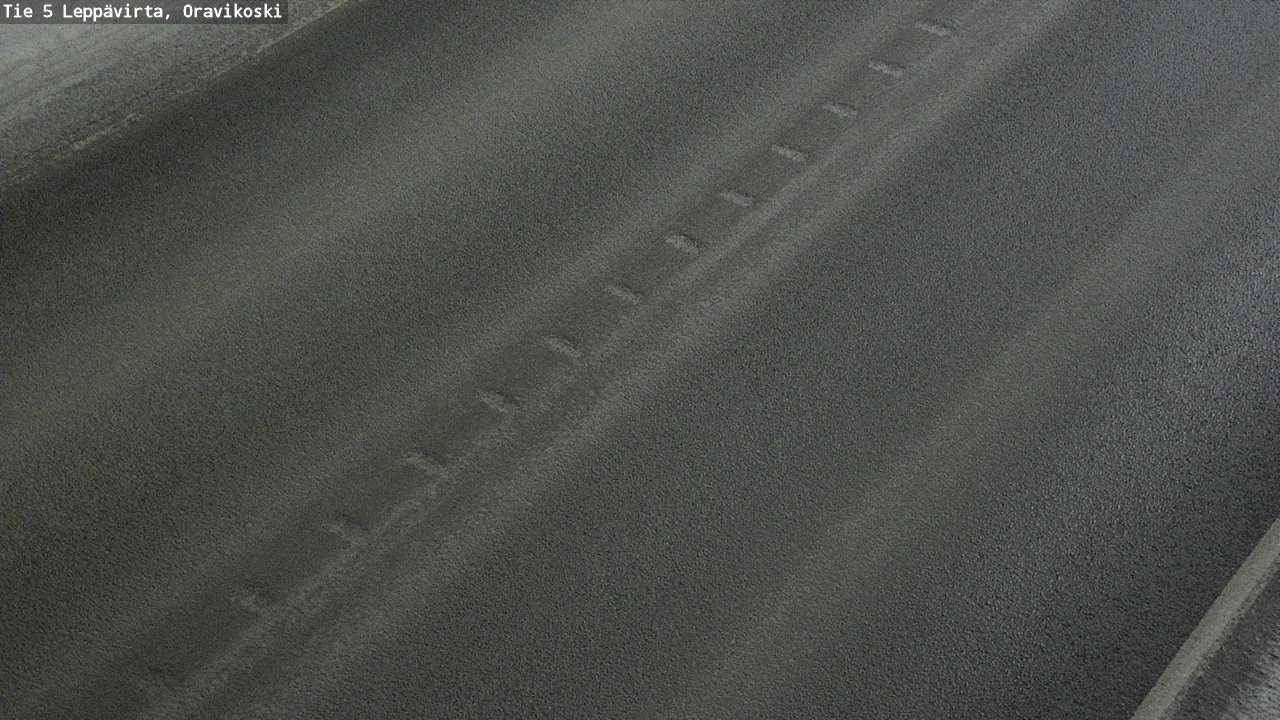 Weather Camera Image Väg 5 Leppävirta, Oravikoski, Leppävirta, Pohjois-Savo