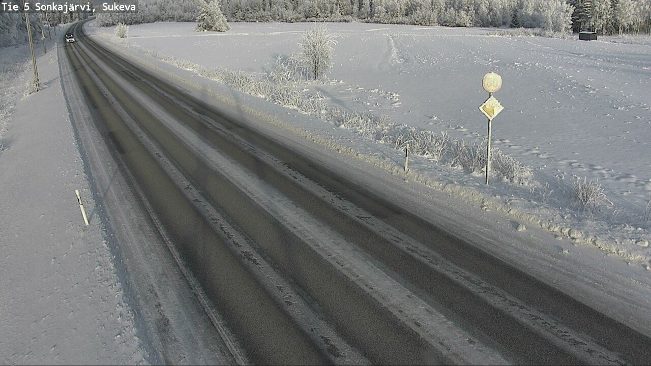 Weather Camera Image Väg 5 Sonkajärvi, Sukeva, Sonkajärvi, Pohjois-Savo