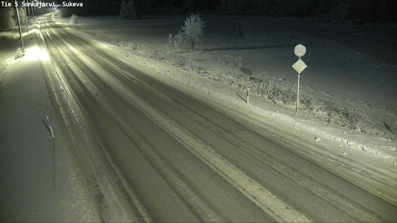 Weather Camera Image Väg 5 Sonkajärvi, Sukeva, Sonkajärvi, Pohjois-Savo