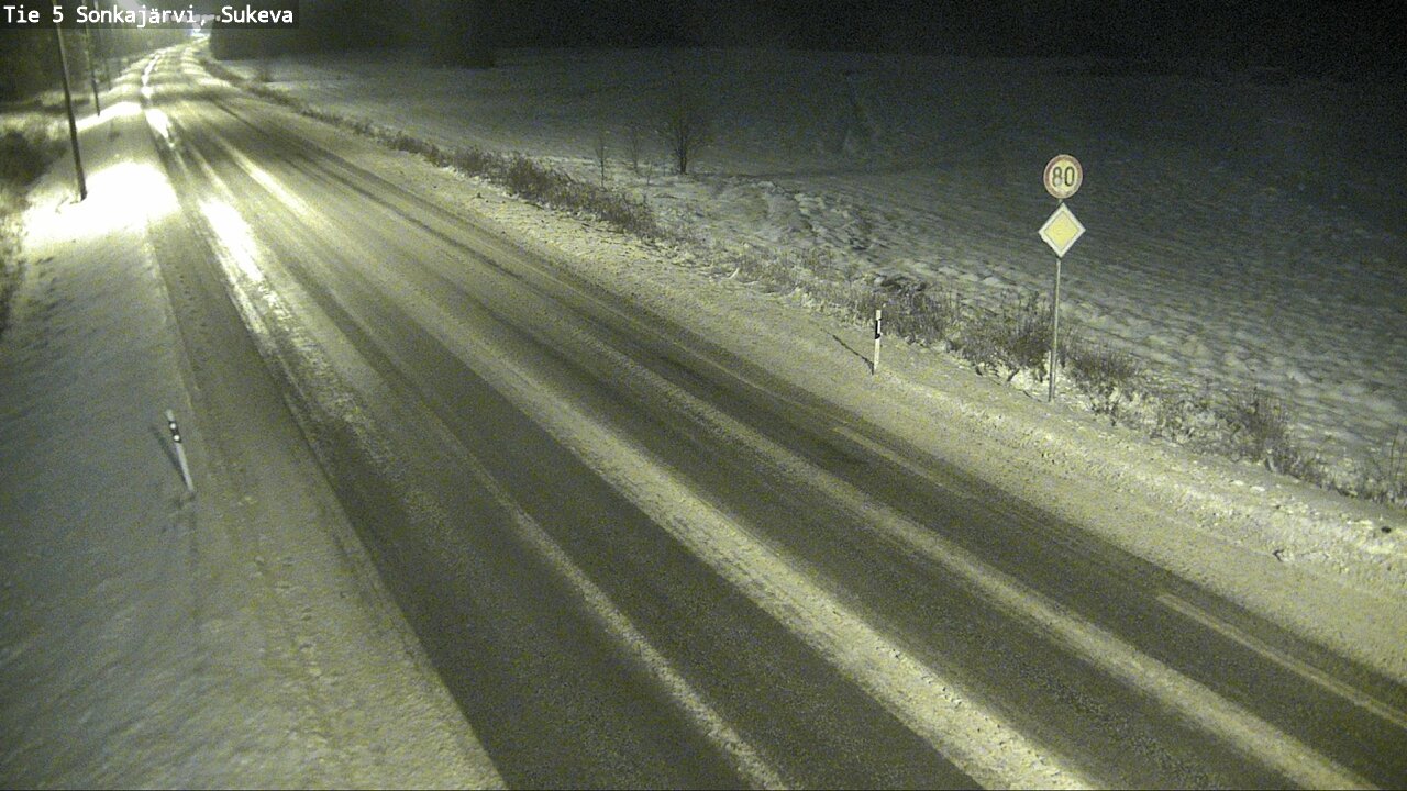 Weather Camera Image Road 5 Sonkajärvi, Sukeva, Sonkajärvi, Pohjois-Savo