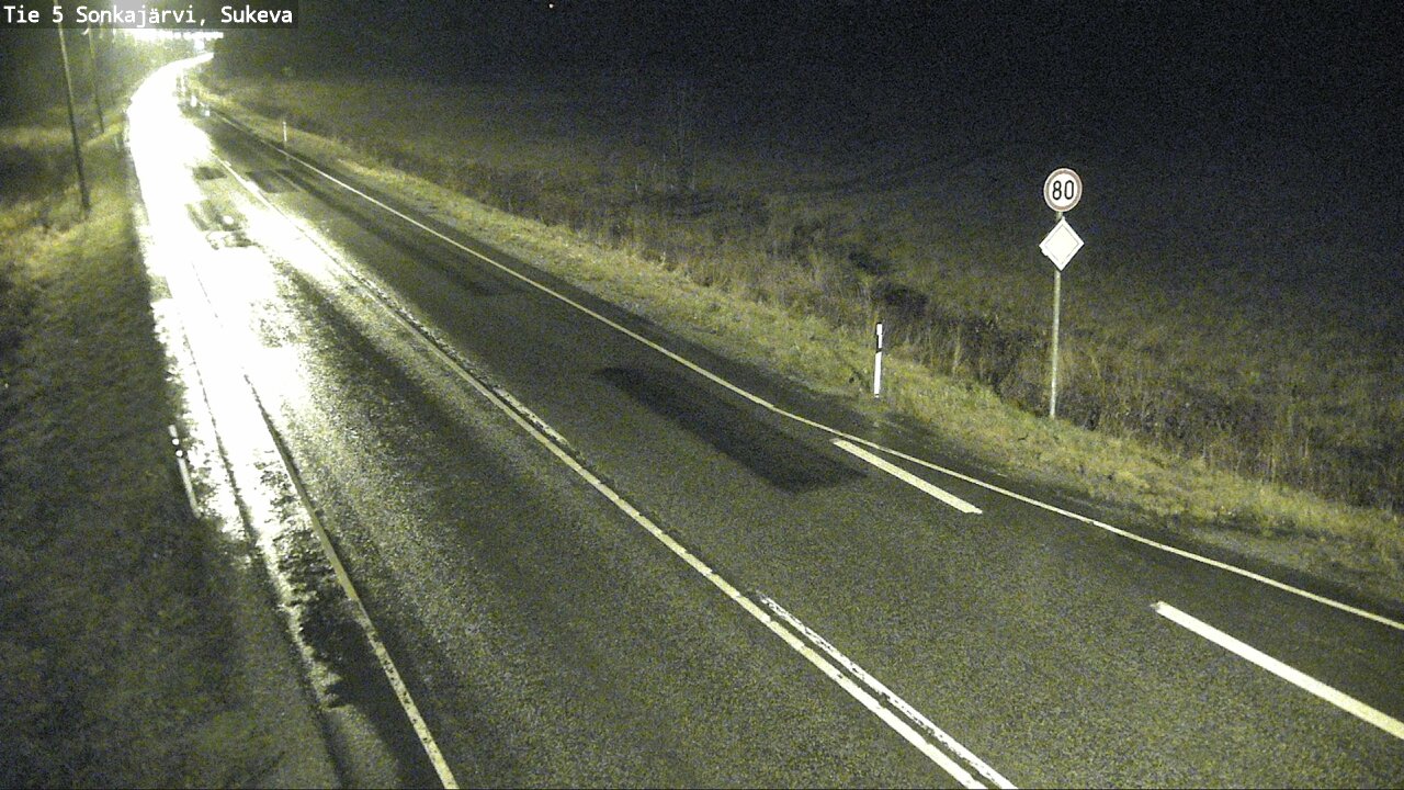 Weather Camera Image Väg 5 Sonkajärvi, Sukeva, Sonkajärvi, Pohjois-Savo