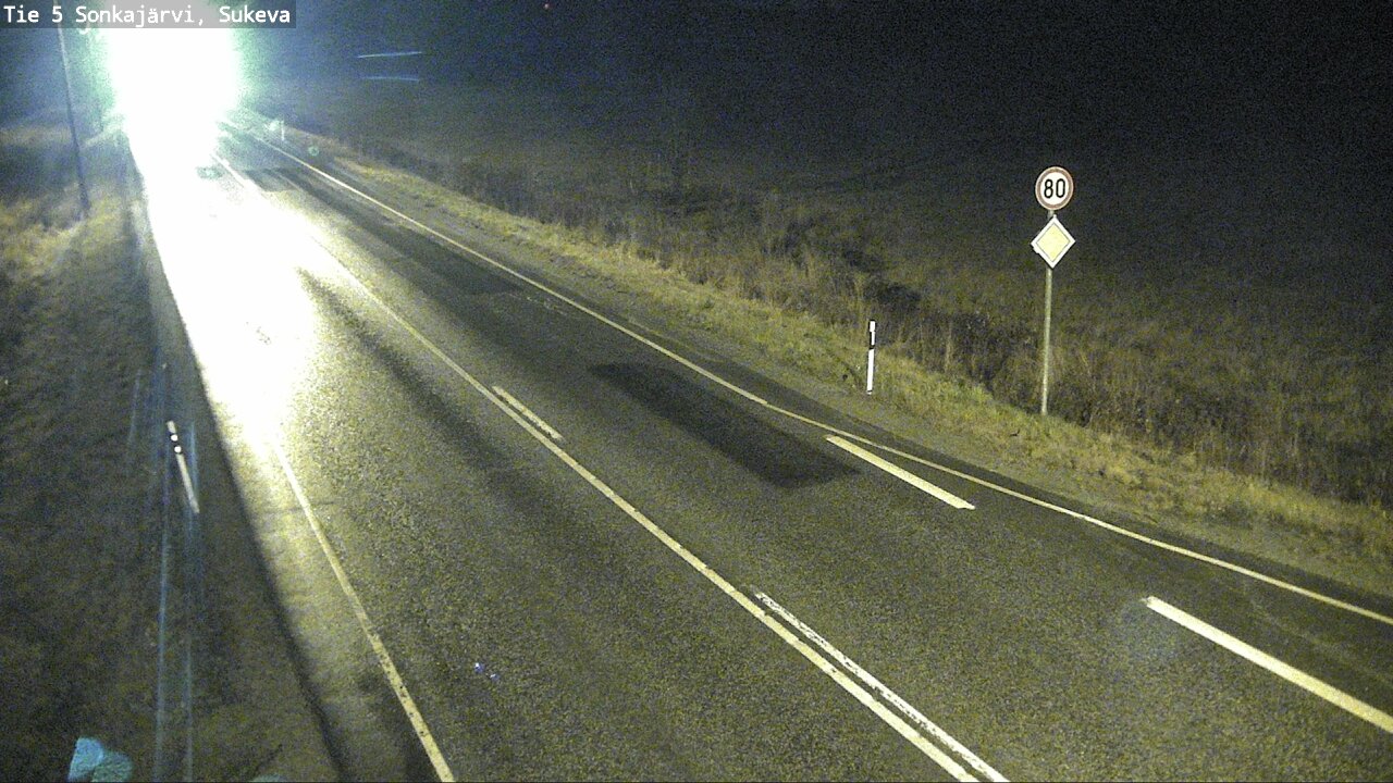 Weather Camera Image Road 5 Sonkajärvi, Sukeva, Sonkajärvi, Pohjois-Savo