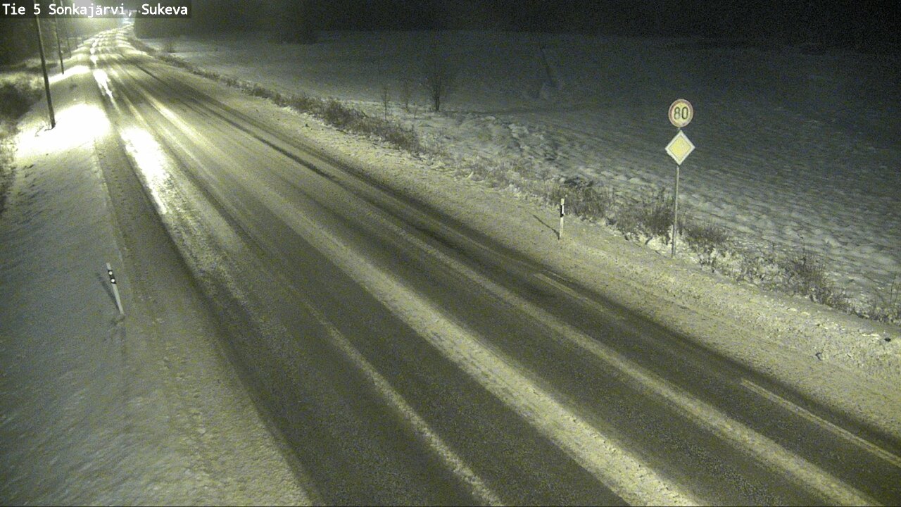Weather Camera Image Road 5 Sonkajärvi, Sukeva, Sonkajärvi, Pohjois-Savo