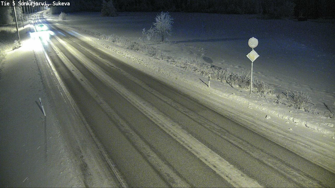Weather Camera Image Väg 5 Sonkajärvi, Sukeva, Sonkajärvi, Pohjois-Savo