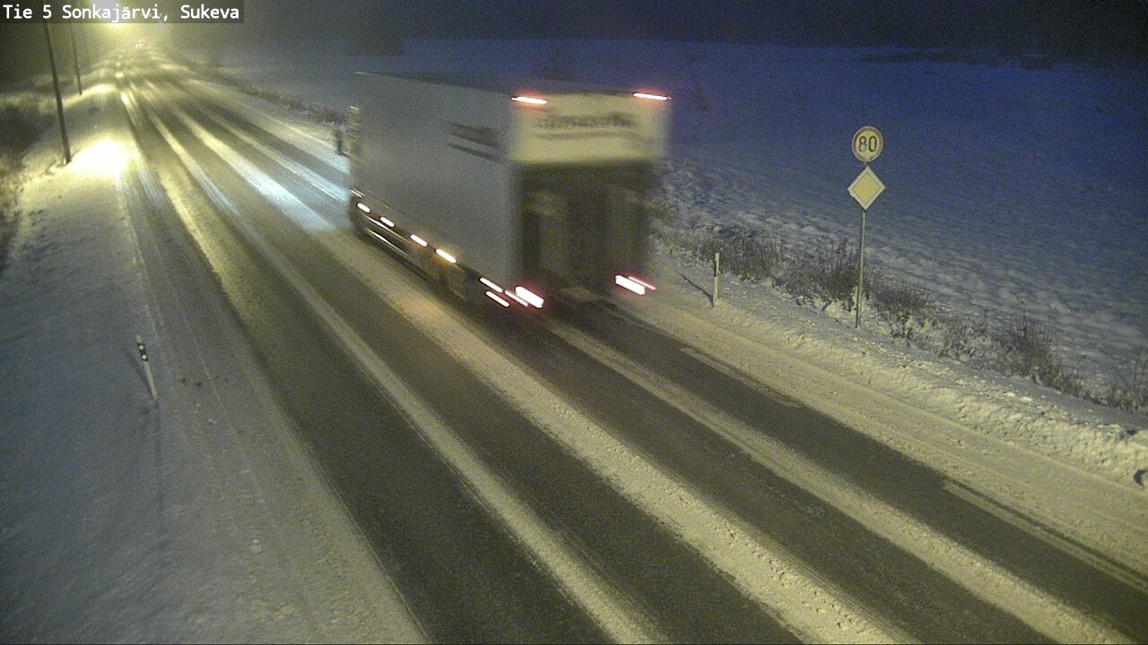 Weather Camera Image Road 5 Sonkajärvi, Sukeva, Sonkajärvi, Pohjois-Savo