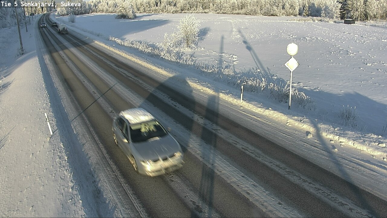 Weather Camera Image Väg 5 Sonkajärvi, Sukeva, Sonkajärvi, Pohjois-Savo