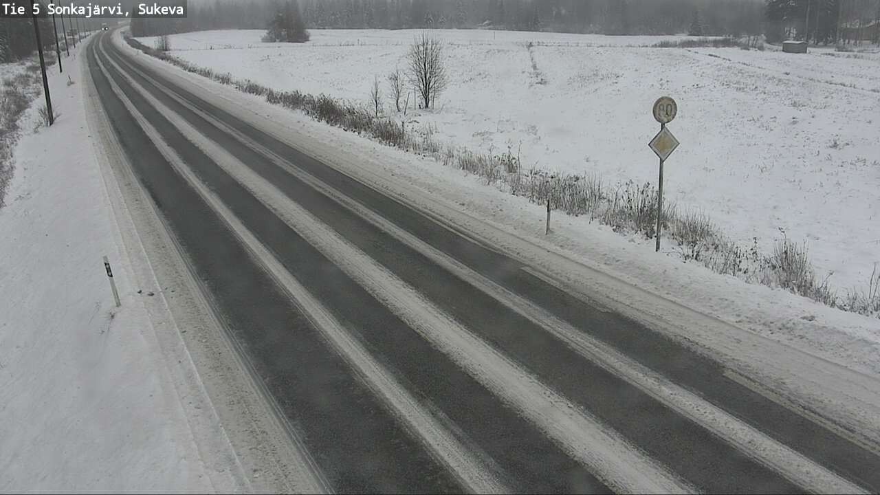 Weather Camera Image Road 5 Sonkajärvi, Sukeva, Sonkajärvi, Pohjois-Savo