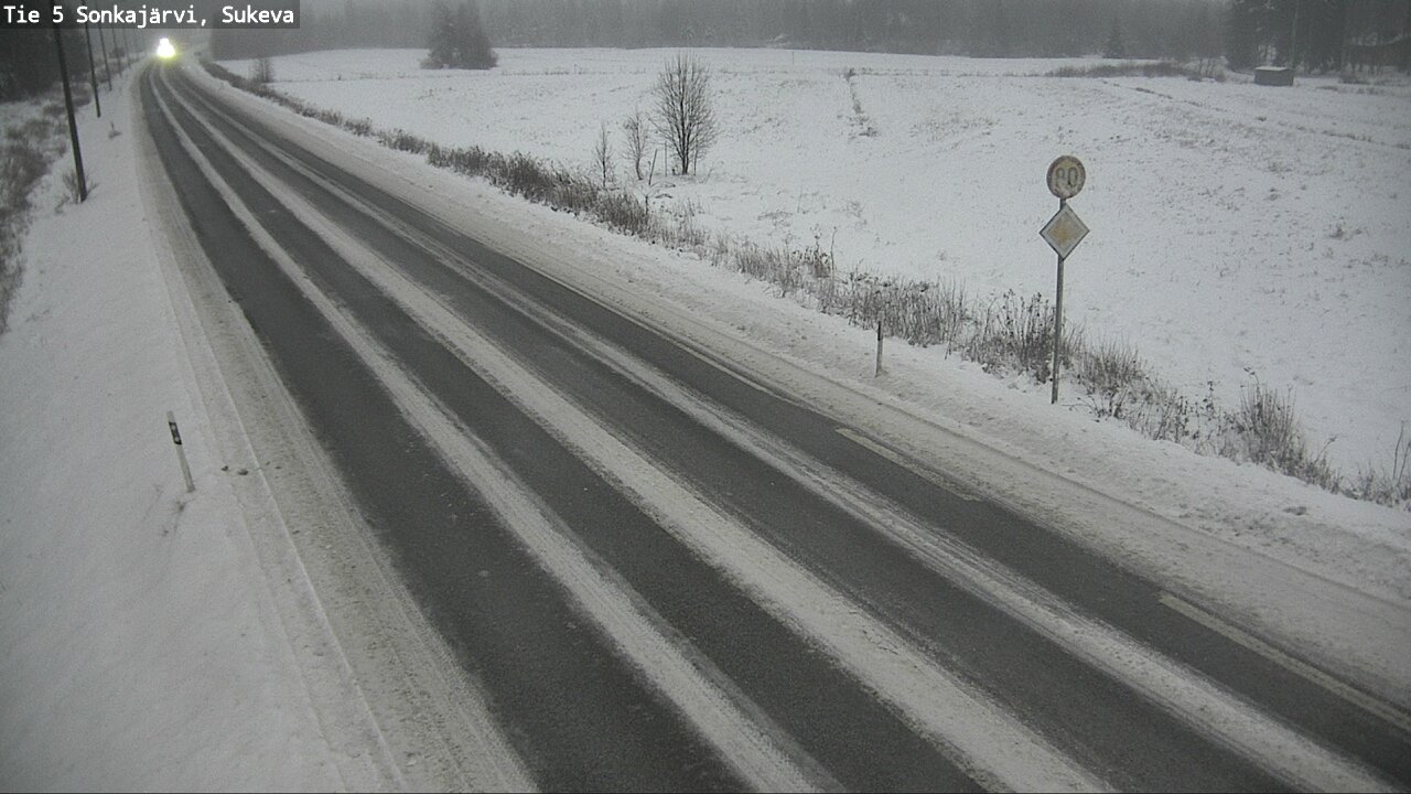 Weather Camera Image Road 5 Sonkajärvi, Sukeva, Sonkajärvi, Pohjois-Savo