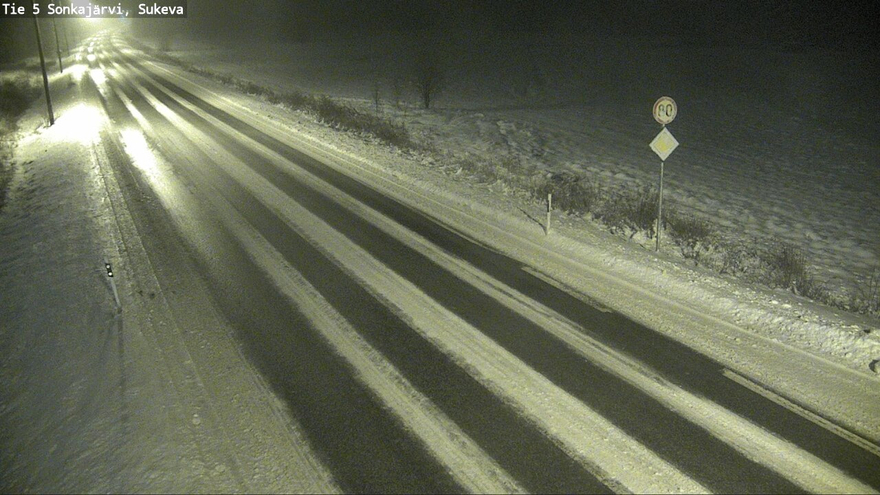Weather Camera Image Road 5 Sonkajärvi, Sukeva, Sonkajärvi, Pohjois-Savo
