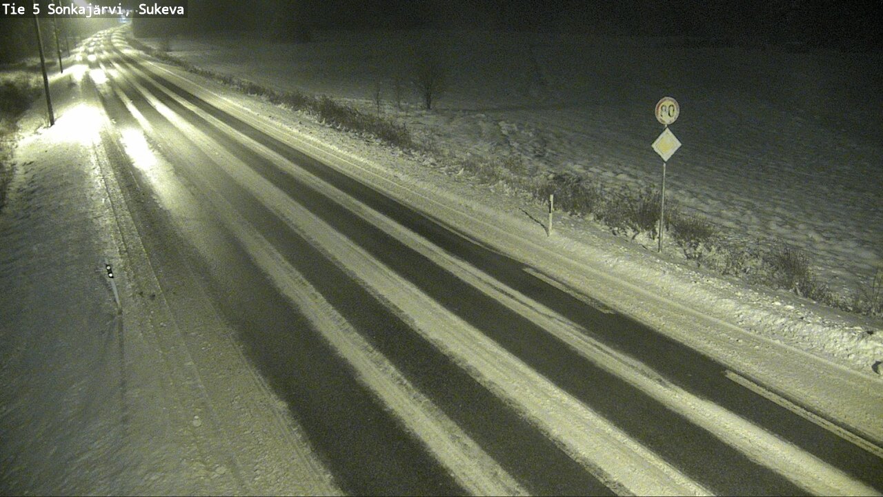 Weather Camera Image Road 5 Sonkajärvi, Sukeva, Sonkajärvi, Pohjois-Savo