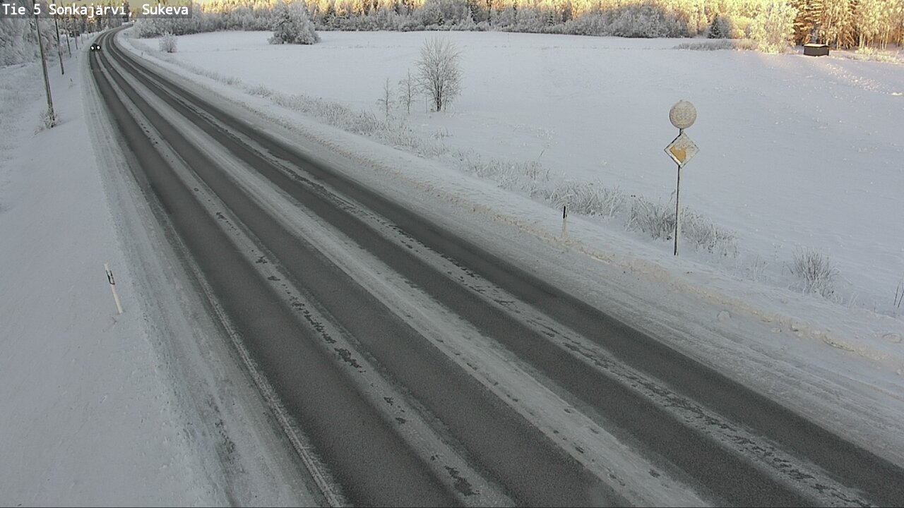 Weather Camera Image Väg 5 Sonkajärvi, Sukeva, Sonkajärvi, Pohjois-Savo