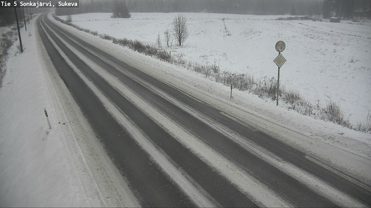 Weather Camera Image Road 5 Sonkajärvi, Sukeva, Sonkajärvi, Pohjois-Savo