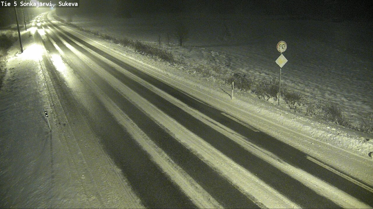 Weather Camera Image Road 5 Sonkajärvi, Sukeva, Sonkajärvi, Pohjois-Savo