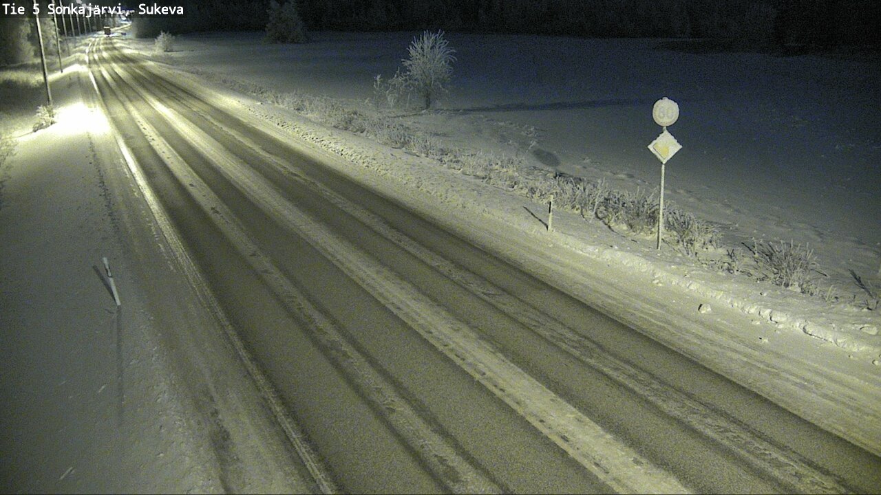 Weather Camera Image Väg 5 Sonkajärvi, Sukeva, Sonkajärvi, Pohjois-Savo