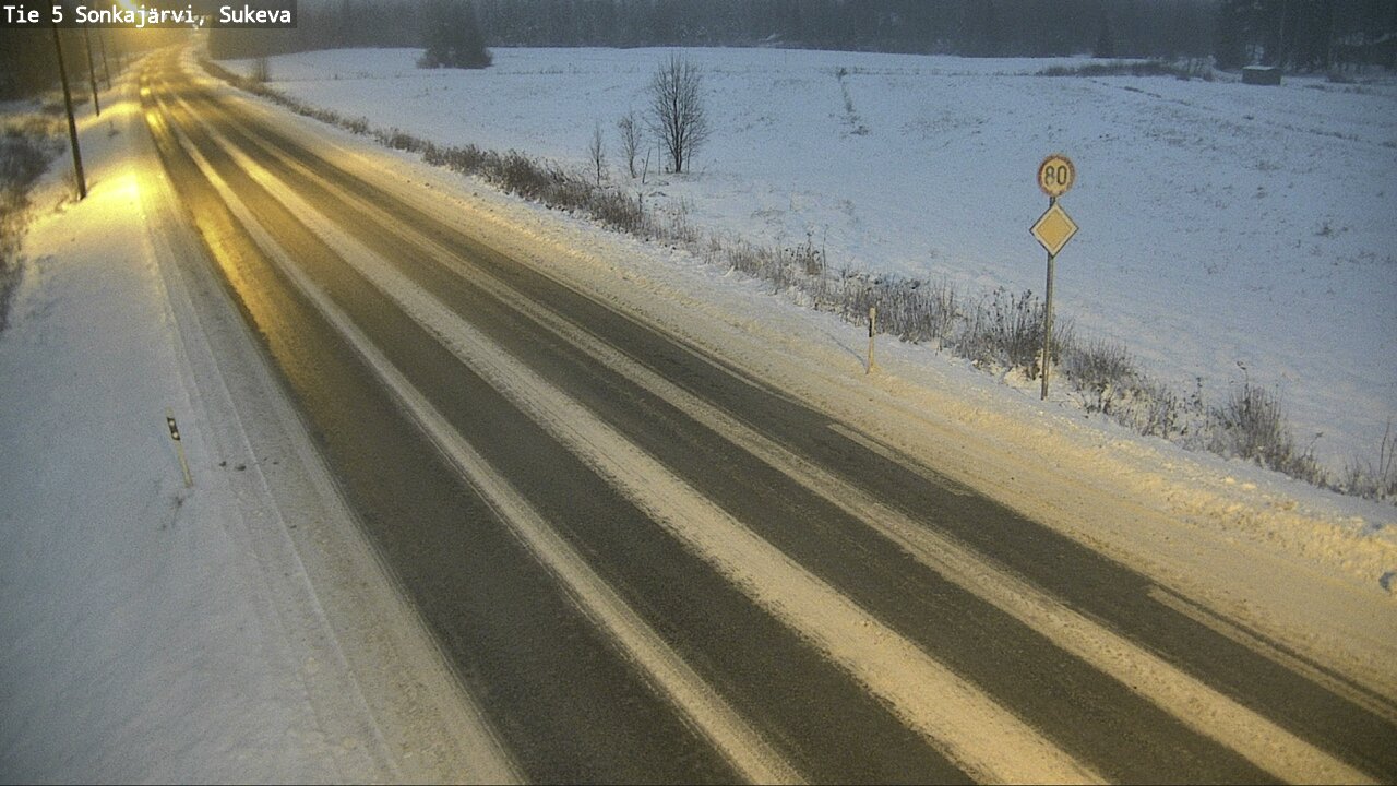Weather Camera Image Road 5 Sonkajärvi, Sukeva, Sonkajärvi, Pohjois-Savo