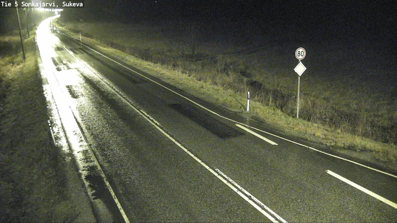 Weather Camera Image Väg 5 Sonkajärvi, Sukeva, Sonkajärvi, Pohjois-Savo
