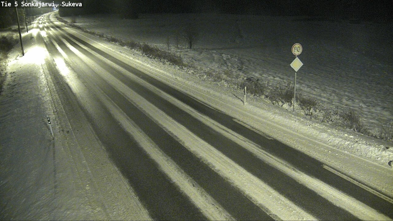 Weather Camera Image Road 5 Sonkajärvi, Sukeva, Sonkajärvi, Pohjois-Savo