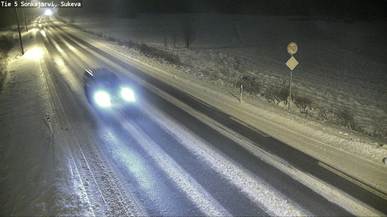 Weather Camera Image Road 5 Sonkajärvi, Sukeva, Sonkajärvi, Pohjois-Savo