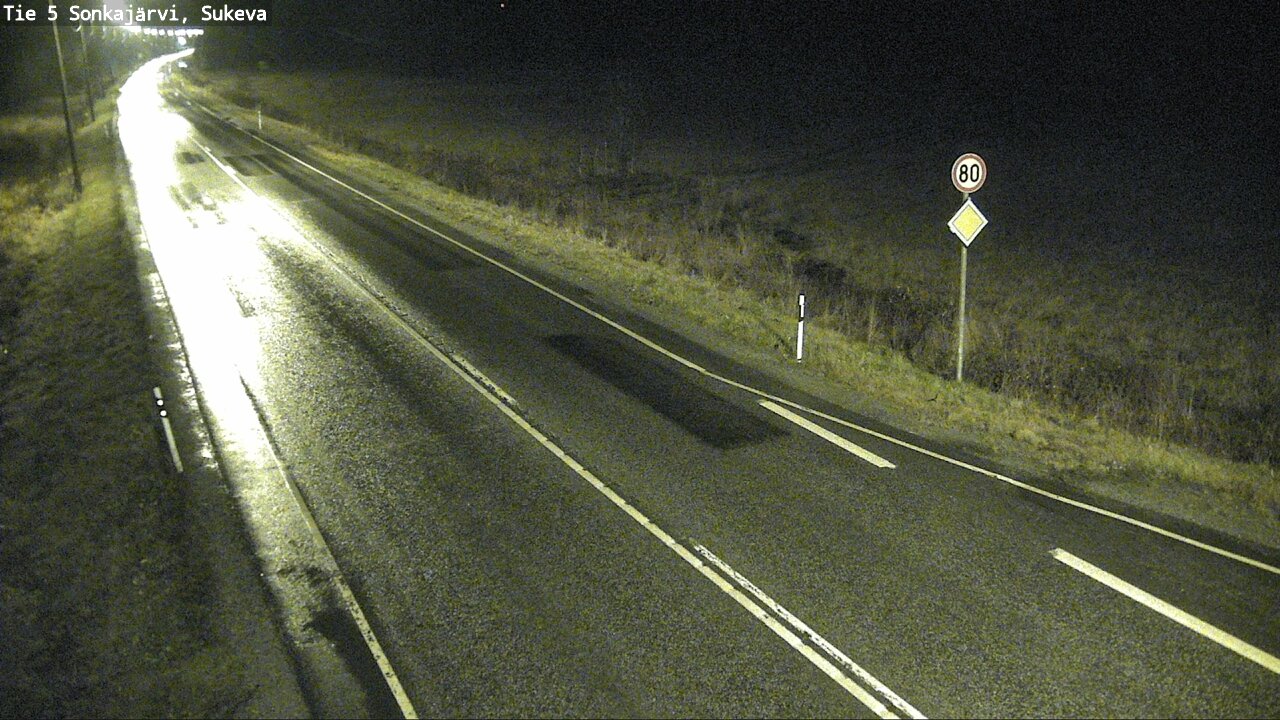 Weather Camera Image Road 5 Sonkajärvi, Sukeva, Sonkajärvi, Pohjois-Savo