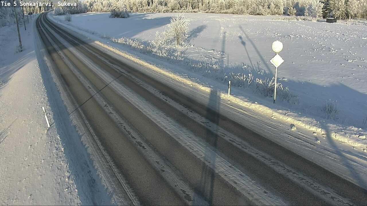 Weather Camera Image Väg 5 Sonkajärvi, Sukeva, Sonkajärvi, Pohjois-Savo