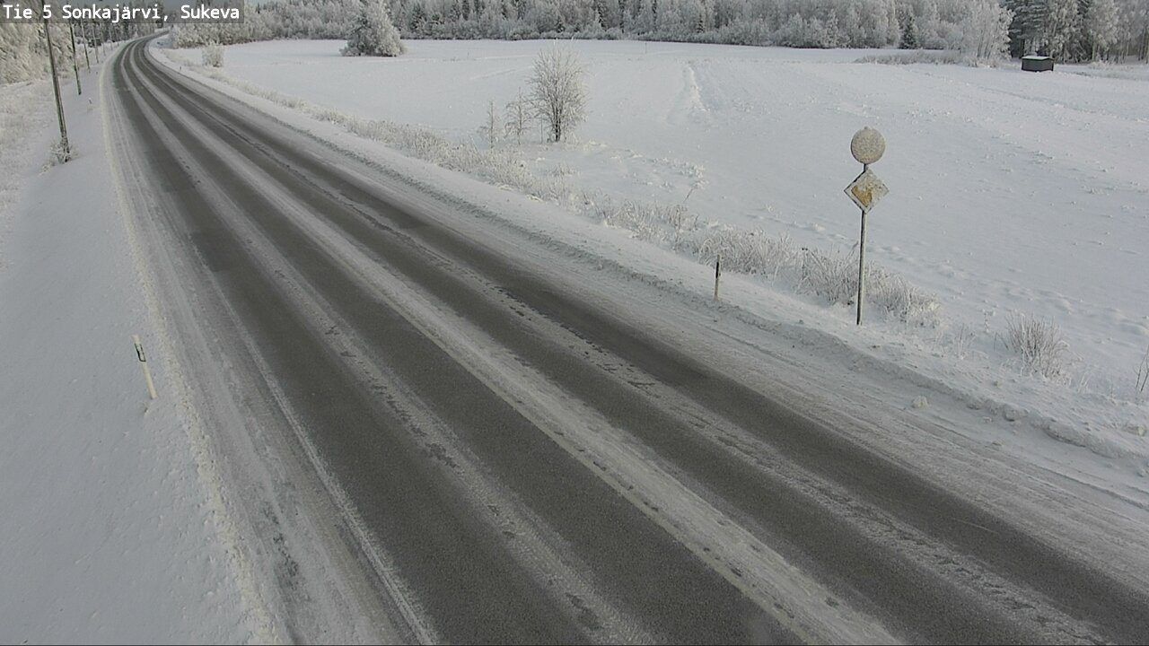 Weather Camera Image Väg 5 Sonkajärvi, Sukeva, Sonkajärvi, Pohjois-Savo