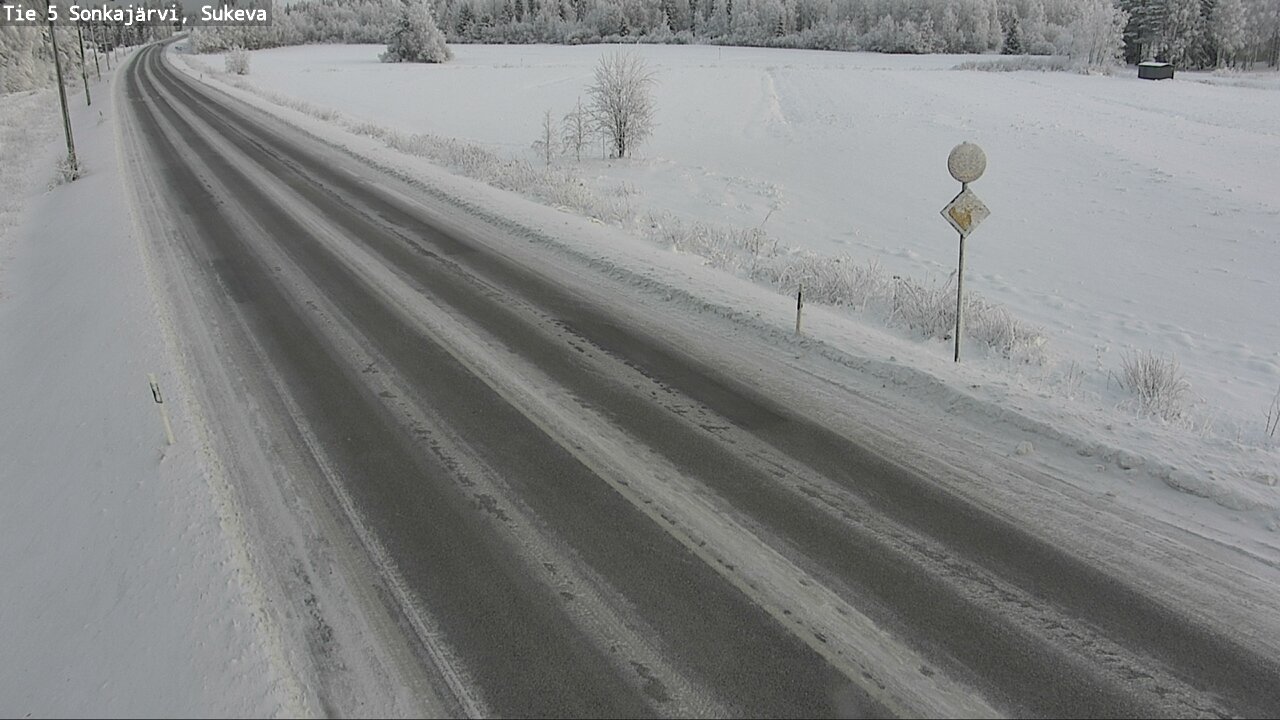 Weather Camera Image Väg 5 Sonkajärvi, Sukeva, Sonkajärvi, Pohjois-Savo