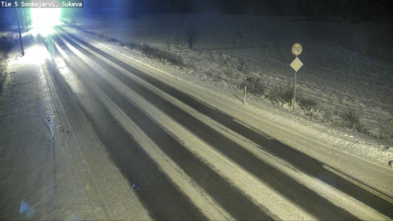 Weather Camera Image Road 5 Sonkajärvi, Sukeva, Sonkajärvi, Pohjois-Savo
