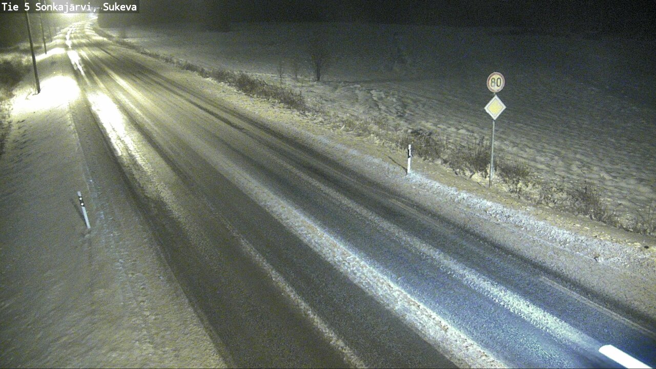 Weather Camera Image Road 5 Sonkajärvi, Sukeva, Sonkajärvi, Pohjois-Savo