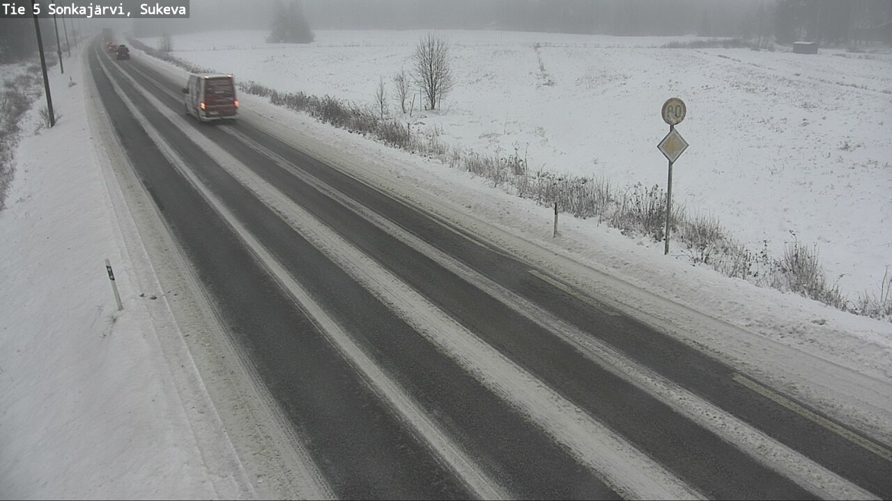 Weather Camera Image Road 5 Sonkajärvi, Sukeva, Sonkajärvi, Pohjois-Savo