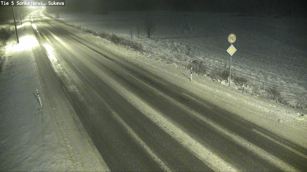 Weather Camera Image Road 5 Sonkajärvi, Sukeva, Sonkajärvi, Pohjois-Savo