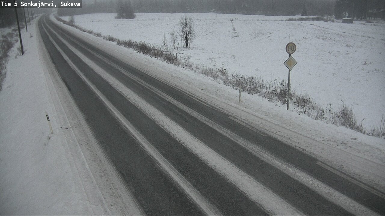 Weather Camera Image Road 5 Sonkajärvi, Sukeva, Sonkajärvi, Pohjois-Savo