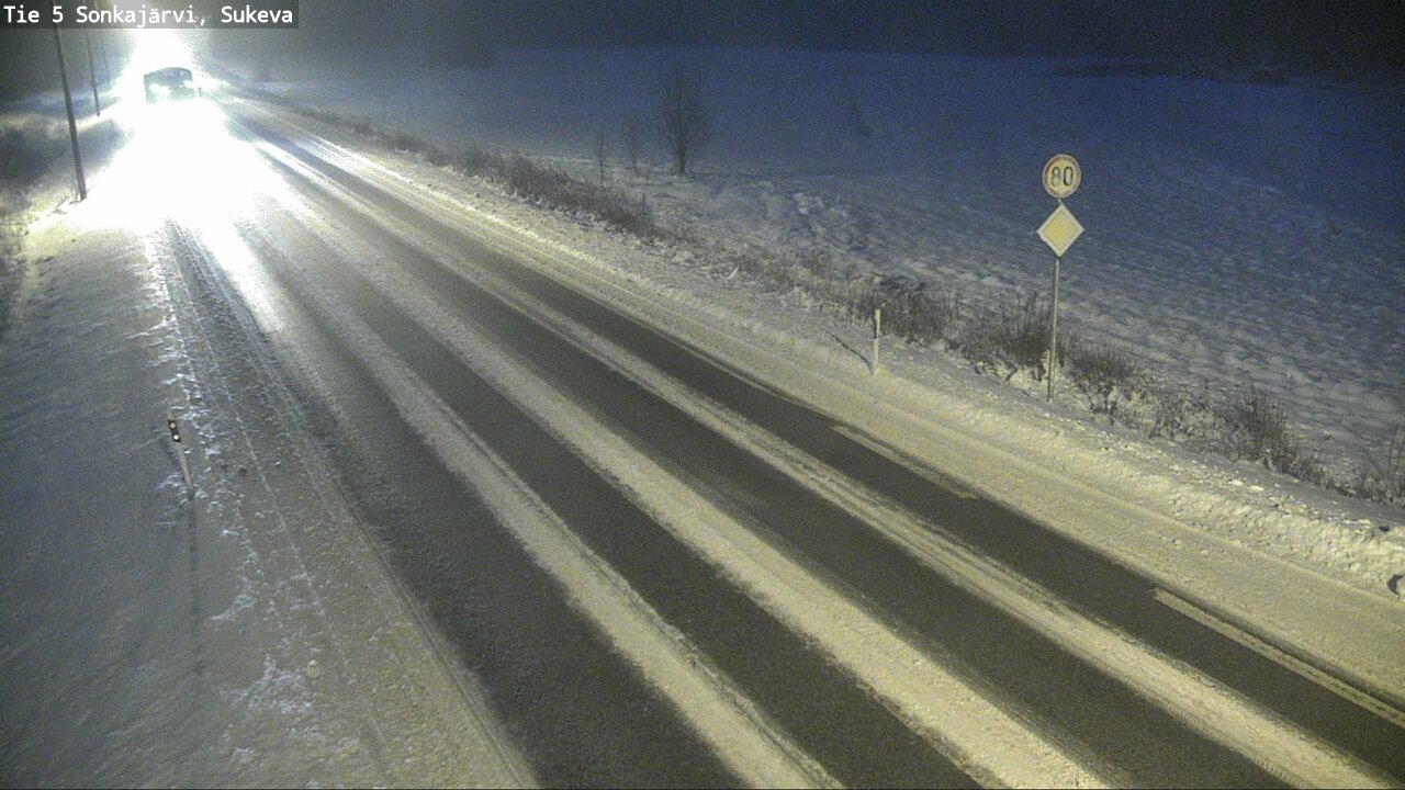 Weather Camera Image Road 5 Sonkajärvi, Sukeva, Sonkajärvi, Pohjois-Savo