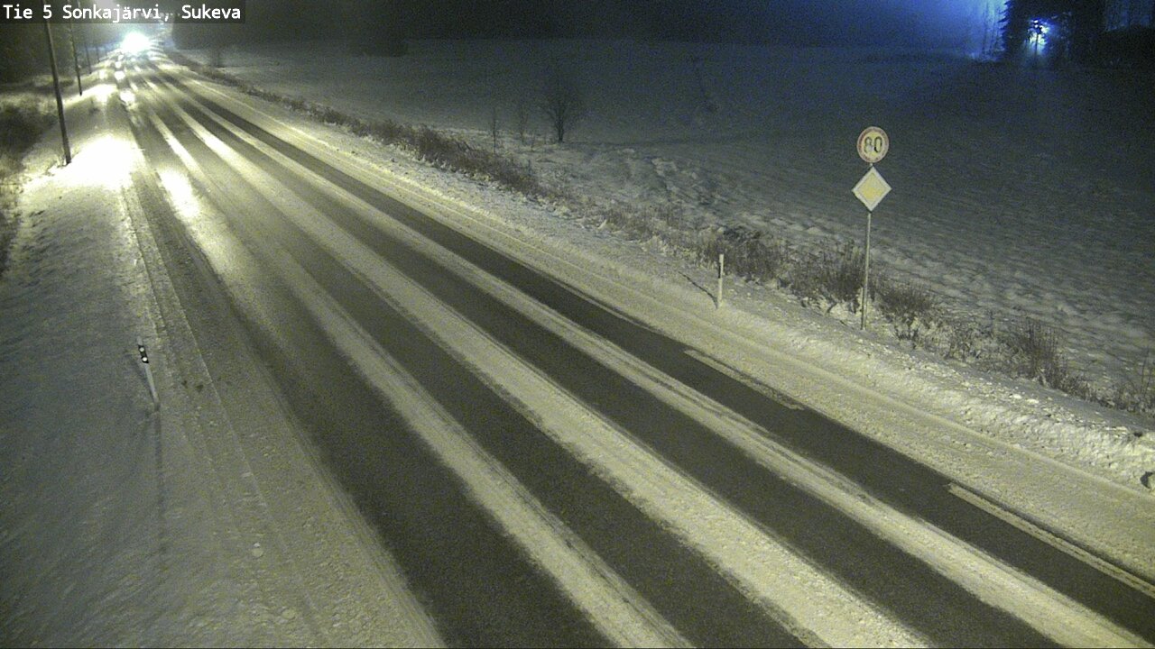 Weather Camera Image Road 5 Sonkajärvi, Sukeva, Sonkajärvi, Pohjois-Savo