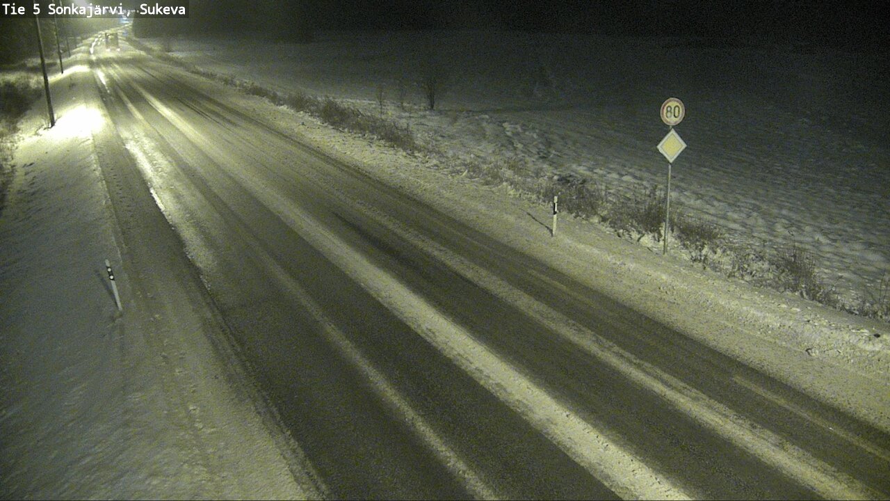 Weather Camera Image Road 5 Sonkajärvi, Sukeva, Sonkajärvi, Pohjois-Savo