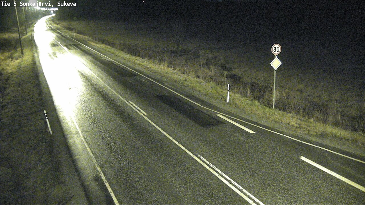 Weather Camera Image Road 5 Sonkajärvi, Sukeva, Sonkajärvi, Pohjois-Savo