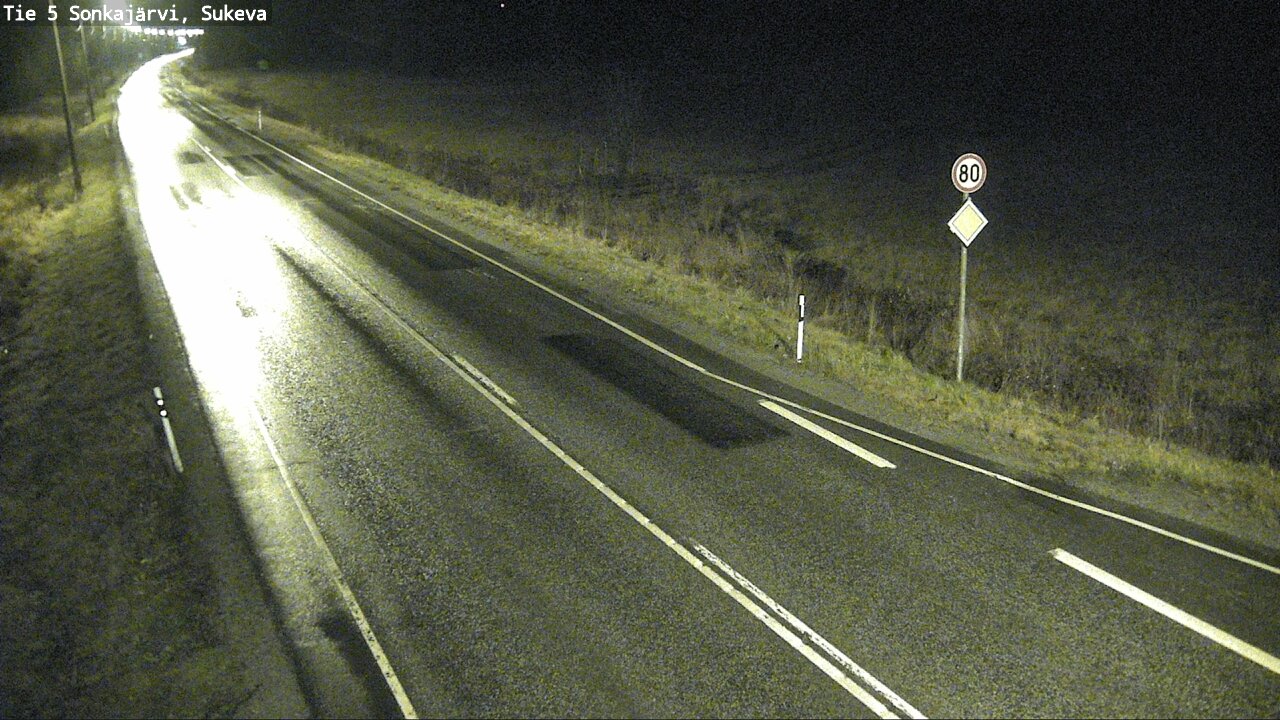 Weather Camera Image Road 5 Sonkajärvi, Sukeva, Sonkajärvi, Pohjois-Savo