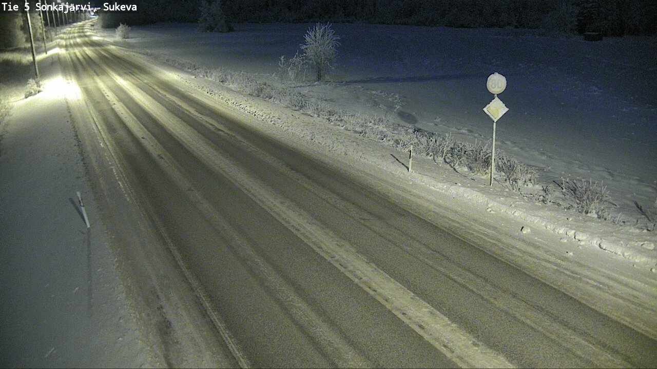 Weather Camera Image Väg 5 Sonkajärvi, Sukeva, Sonkajärvi, Pohjois-Savo