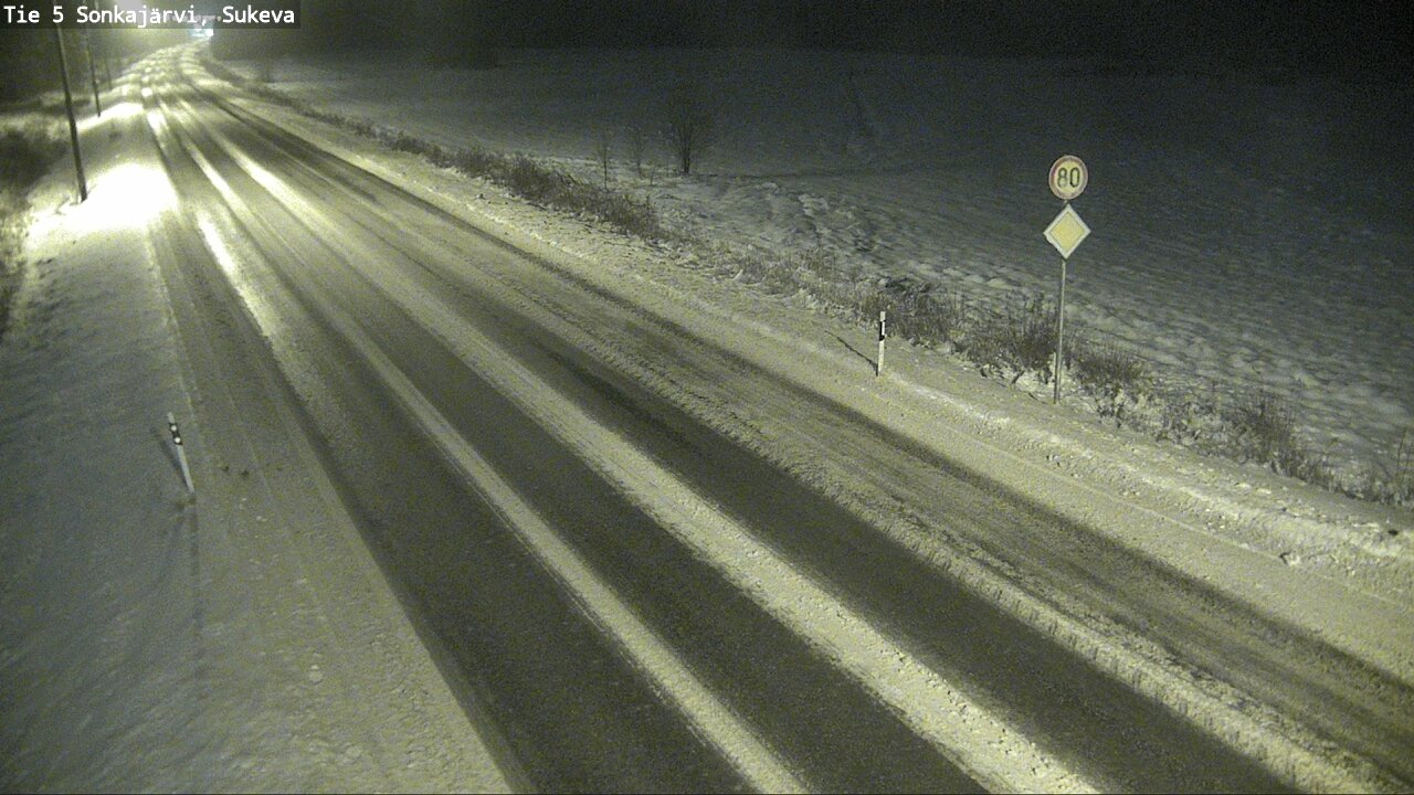 Weather Camera Image Road 5 Sonkajärvi, Sukeva, Sonkajärvi, Pohjois-Savo
