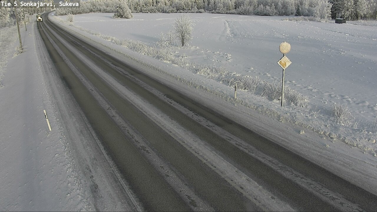 Weather Camera Image Väg 5 Sonkajärvi, Sukeva, Sonkajärvi, Pohjois-Savo