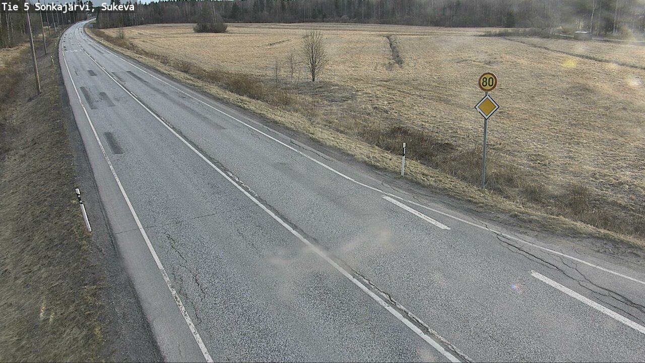 Weather Camera Image Road 5 Sonkajärvi, Sukeva, Sonkajärvi, Pohjois-Savo