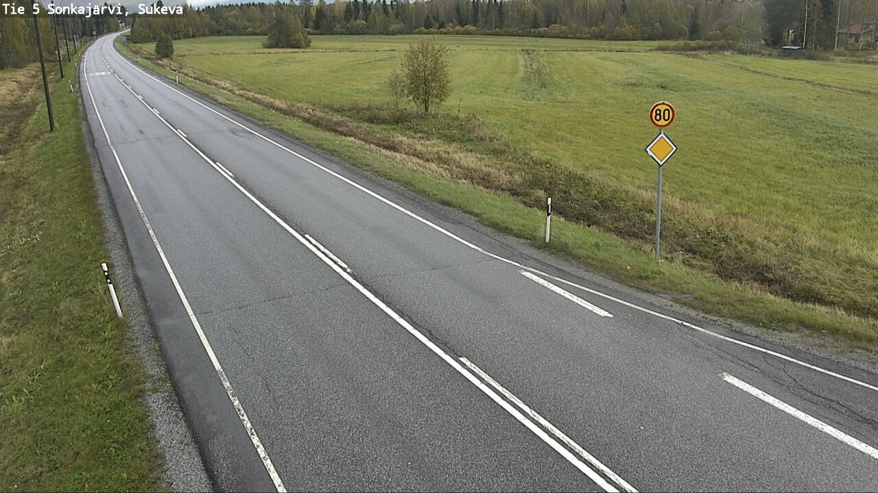 Weather Camera Image Road 5 Sonkajärvi, Sukeva, Sonkajärvi, Pohjois-Savo