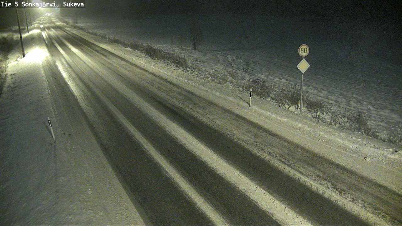 Weather Camera Image Road 5 Sonkajärvi, Sukeva, Sonkajärvi, Pohjois-Savo