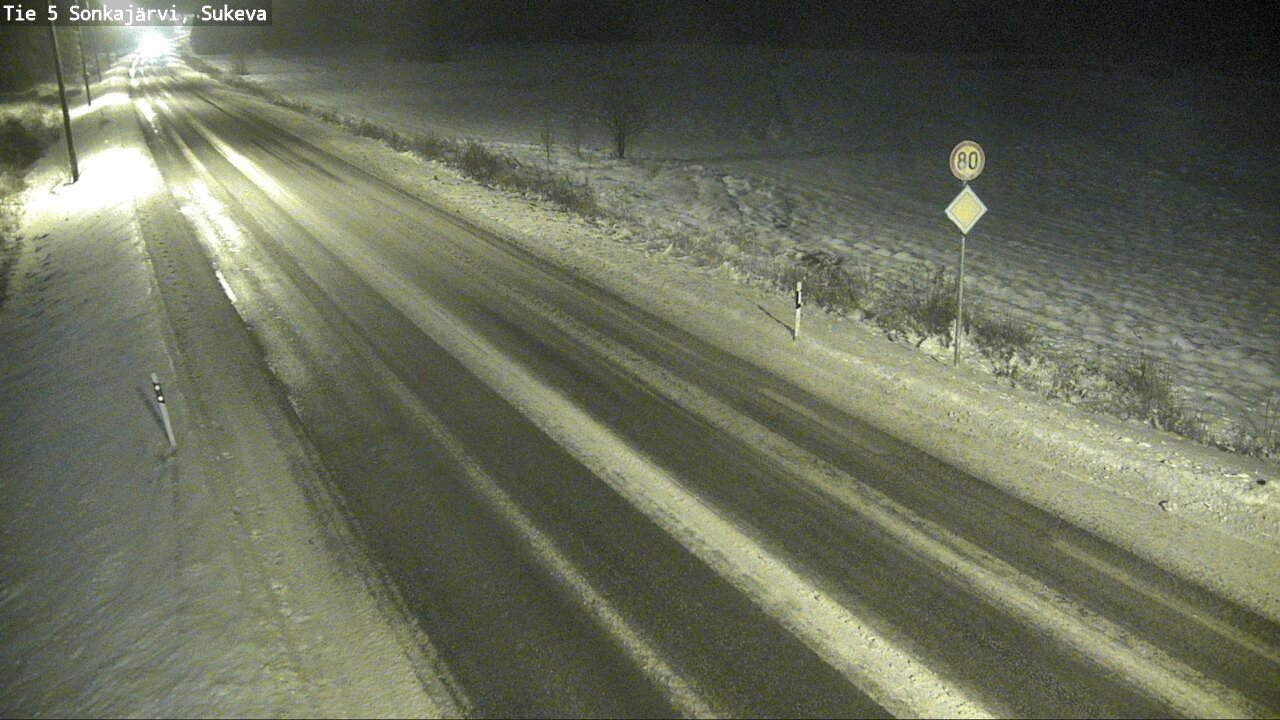Weather Camera Image Road 5 Sonkajärvi, Sukeva, Sonkajärvi, Pohjois-Savo